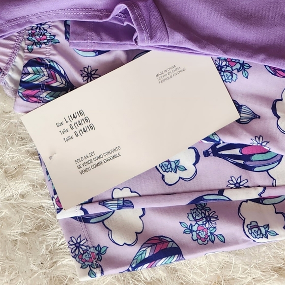 AMERICAN GIRL Dream Pajamas, Purple Balloons, Size L (14/16) NWT - Picture 5 of 5